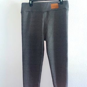 Fur lined black pants sz LG